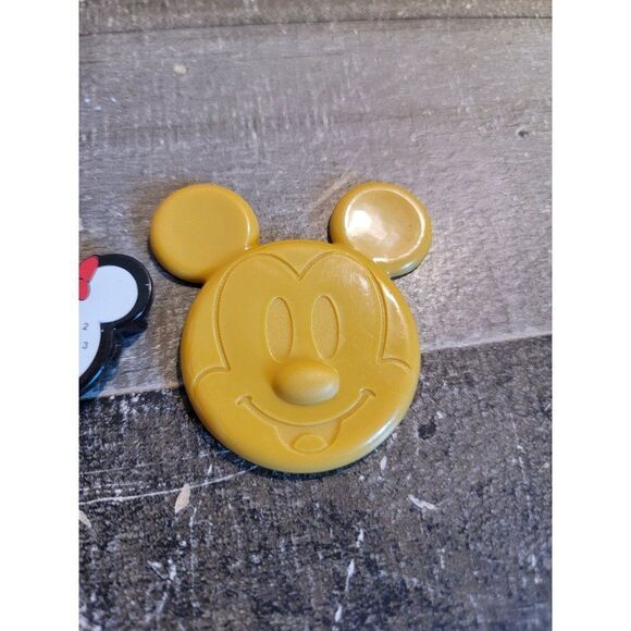 Disney Mickey Minnie Mouse clock face doll accessory toy figure set - Picture 2 of 4